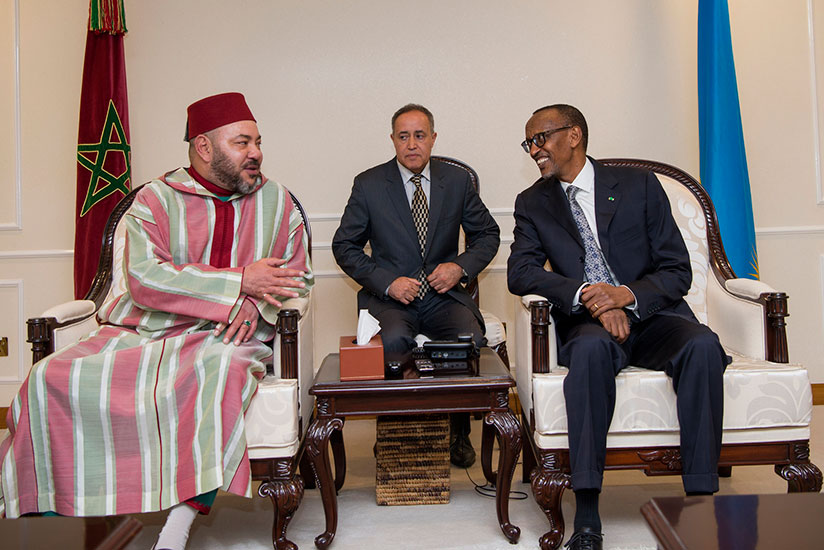 King Mohammed VI of Morocco arrived to Rwanda