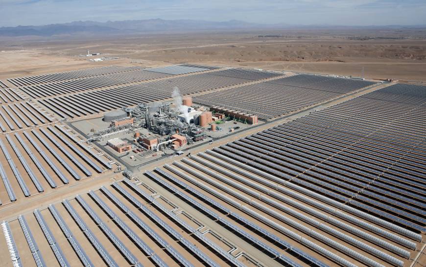 King Mohammed VI launches the Moroccan largest solar power plant in the world